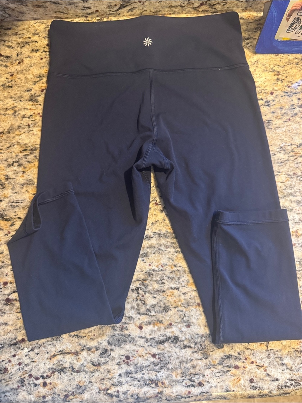 Athleta Navy Blue High-Rise Pocket Leggings